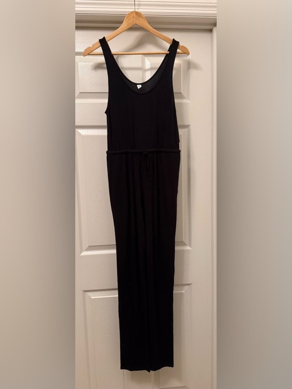 bp Black Sleeveless Dress with Waist Tie